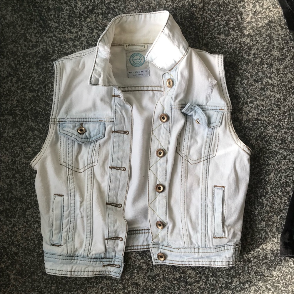 Bershka Sleeveless Jean Jacket